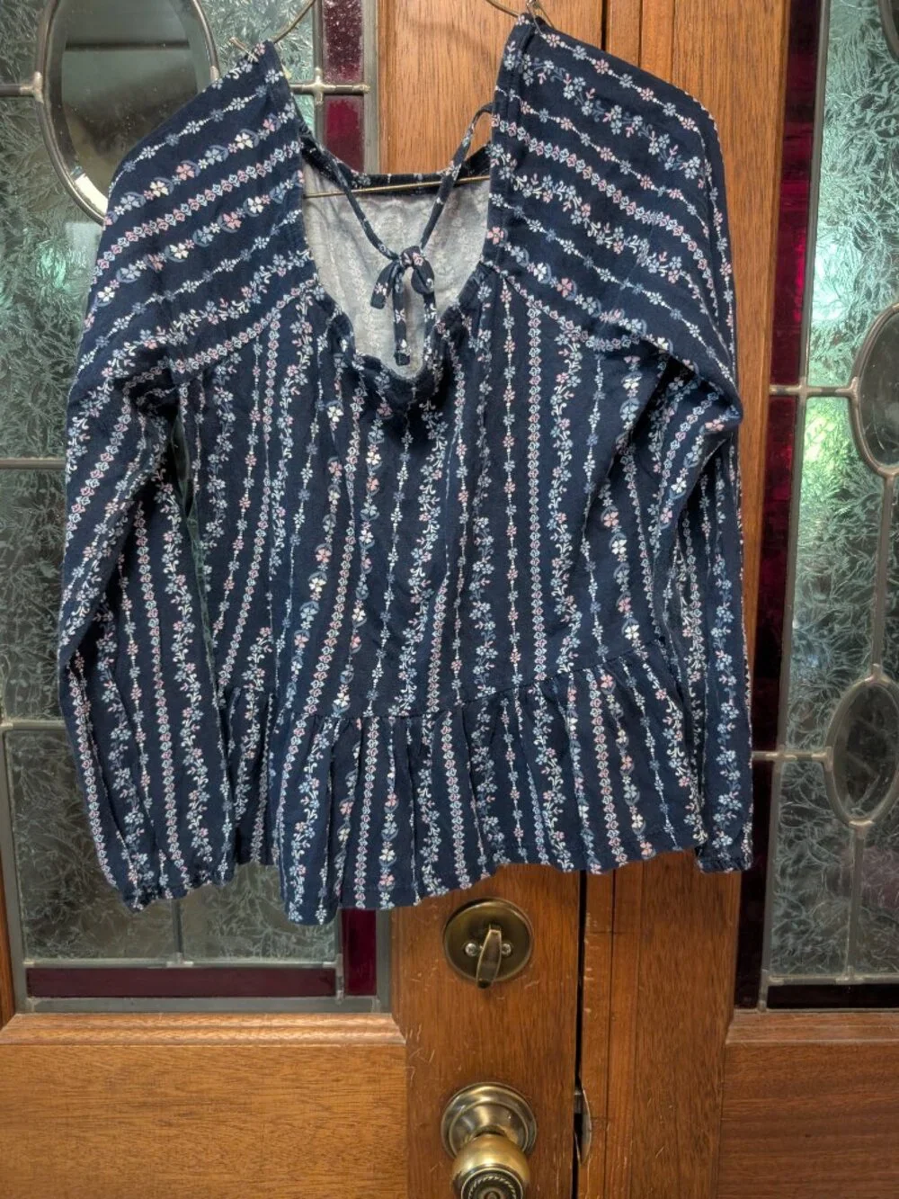 Girls girls peasant top, size 10/12